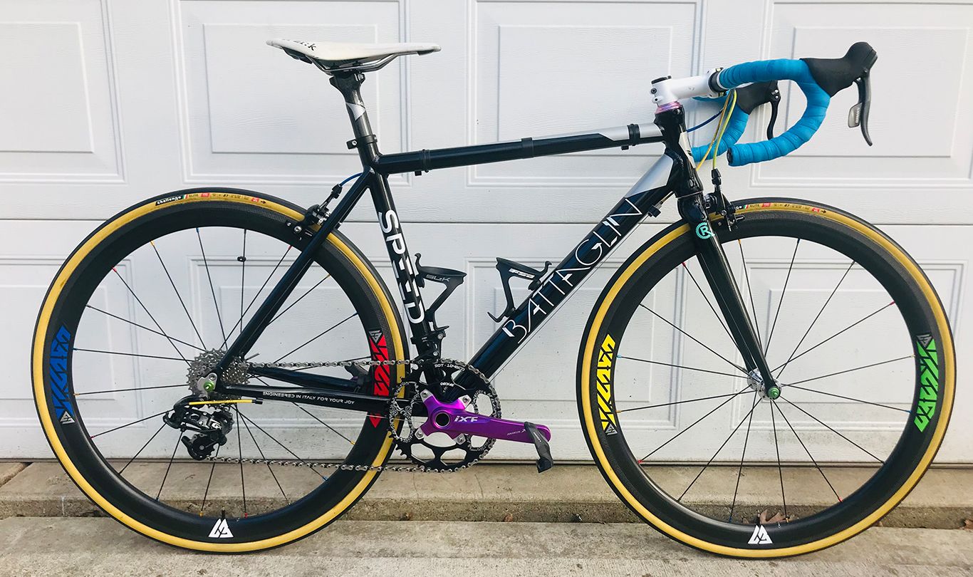 Battaglin-Speed-Frameset-On-Light-Bicycle-R45T